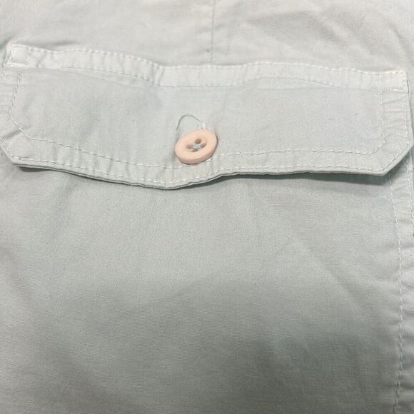 JOHNNY WAS 100% COTTON CARGO CAPRI DRAWSTRING WAIST PANTS SIZE S - Picture 6 of 6